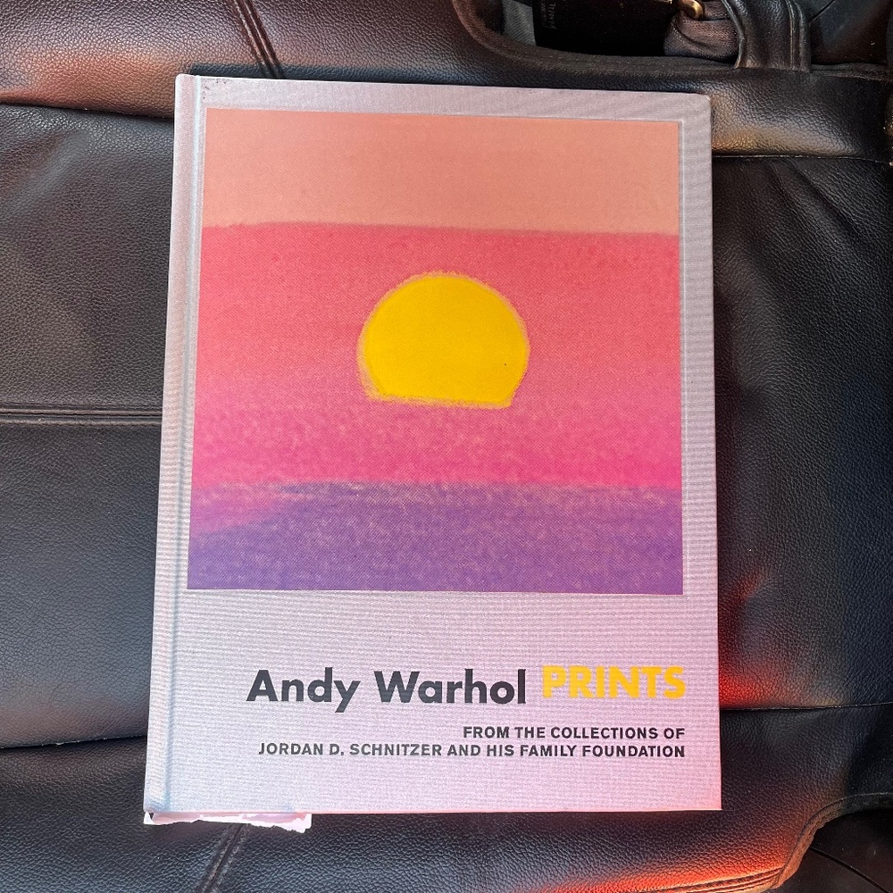 Andy Warhol Prints Art Book - Pink and Purple